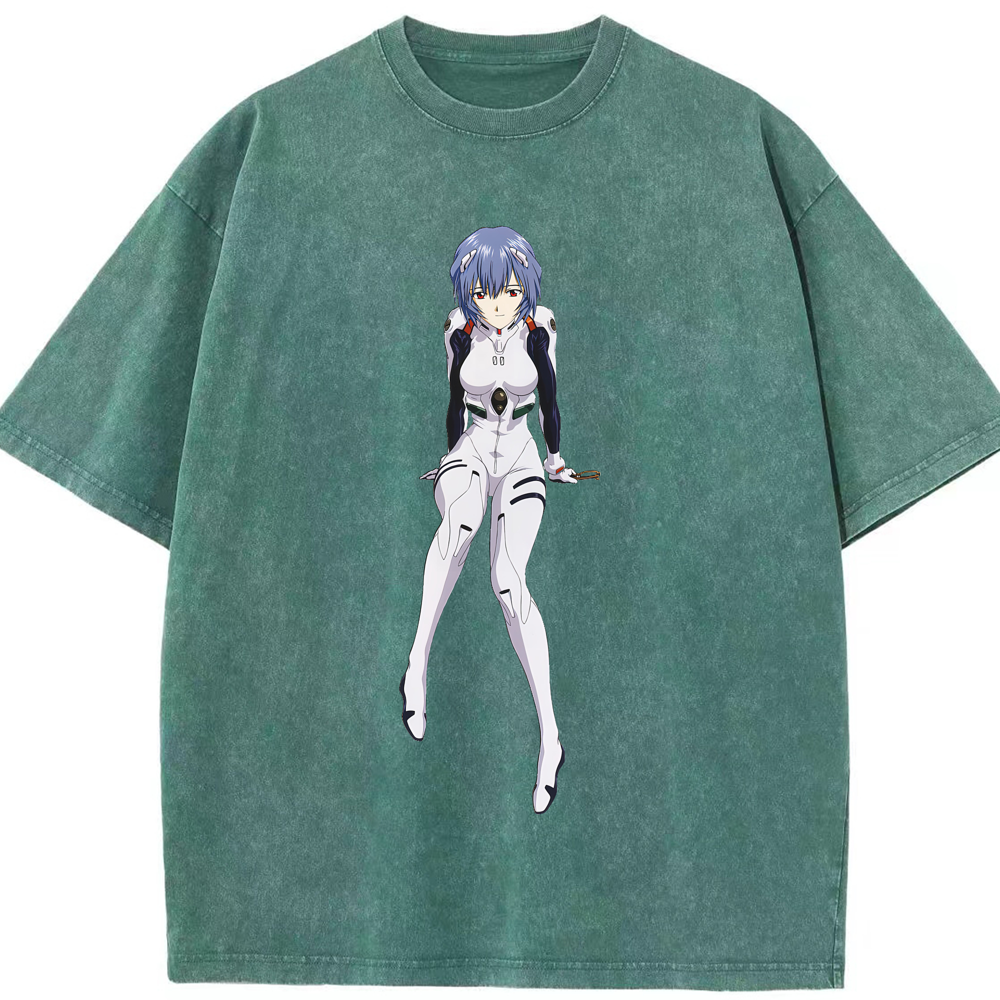 （画像用） EVA 新世紀エヴァンゲリオン 綿100% ヴィンテージ風 半袖Tシャツ（フロントプリント）